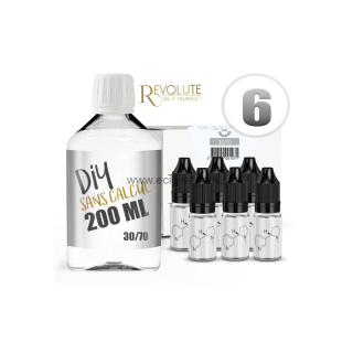 Revolute-Bázis alaplé 200ml- 30%pg-70% VG-boosterrel 6mg