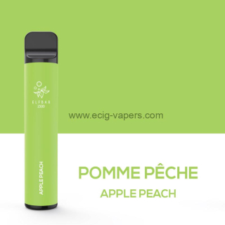 Elf Bar 1500 puff/0mg Apple Peach/Pomme Pêche